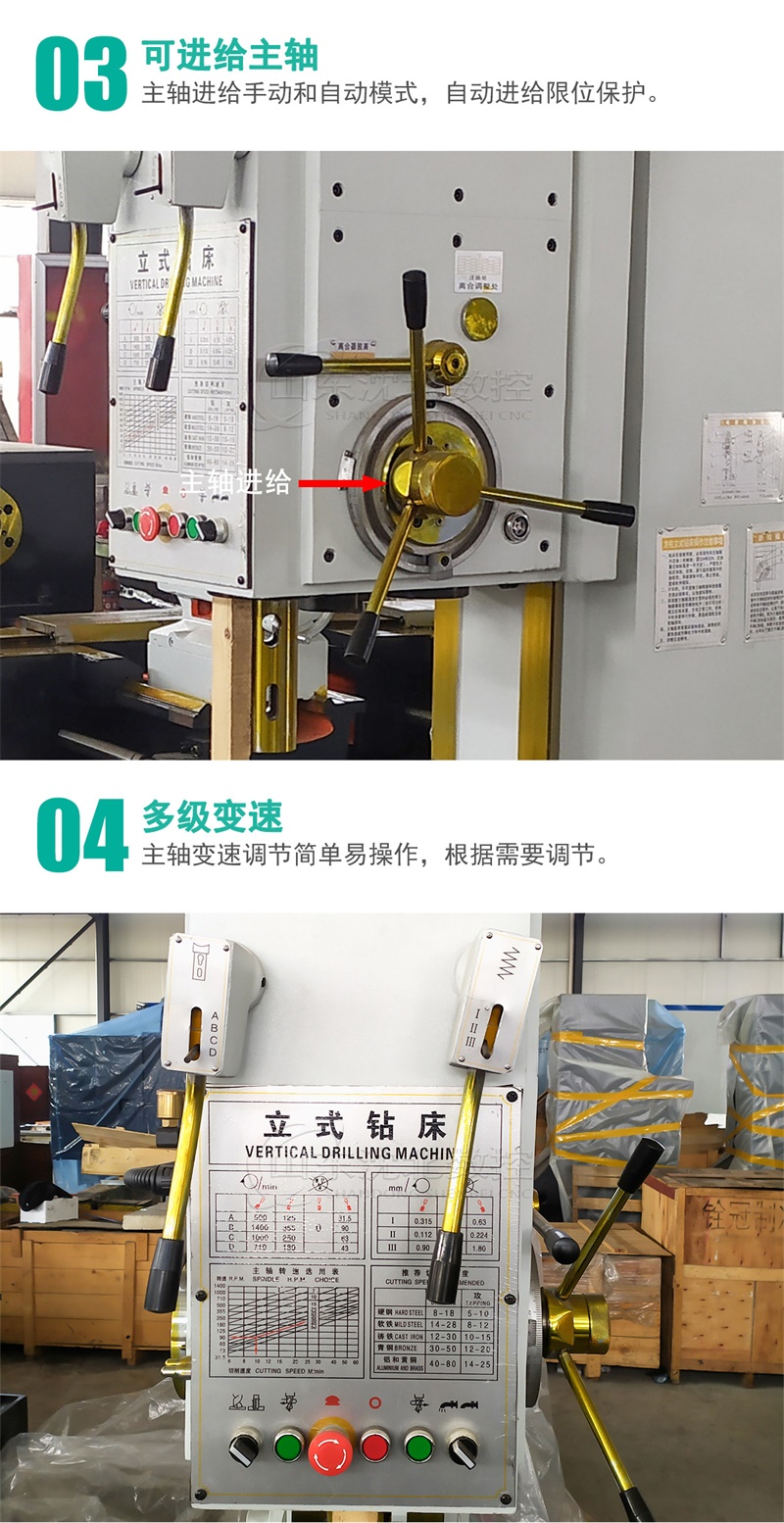 Z5140/Z5150立式钻床设备细节2